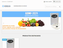 Tablet Screenshot of corporacionzahori.com